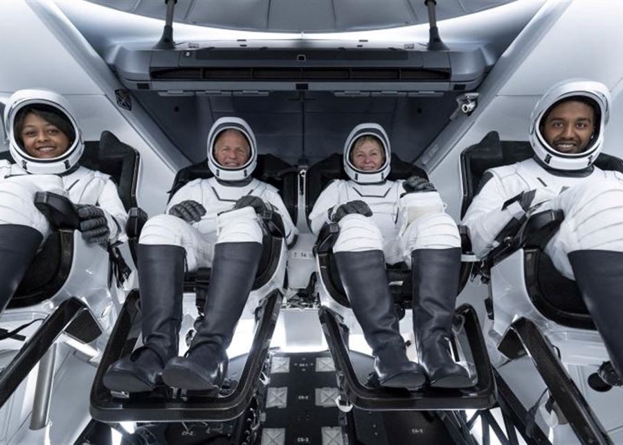 Two Saudis, including a woman, prepare to take off for the ISS