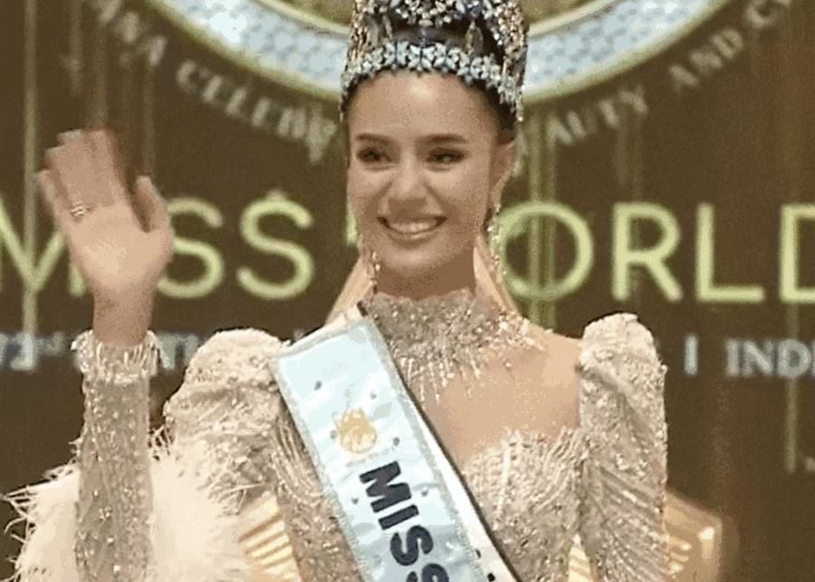 Suchata Chuangsri of Thailand crowned Miss World 2025 in India