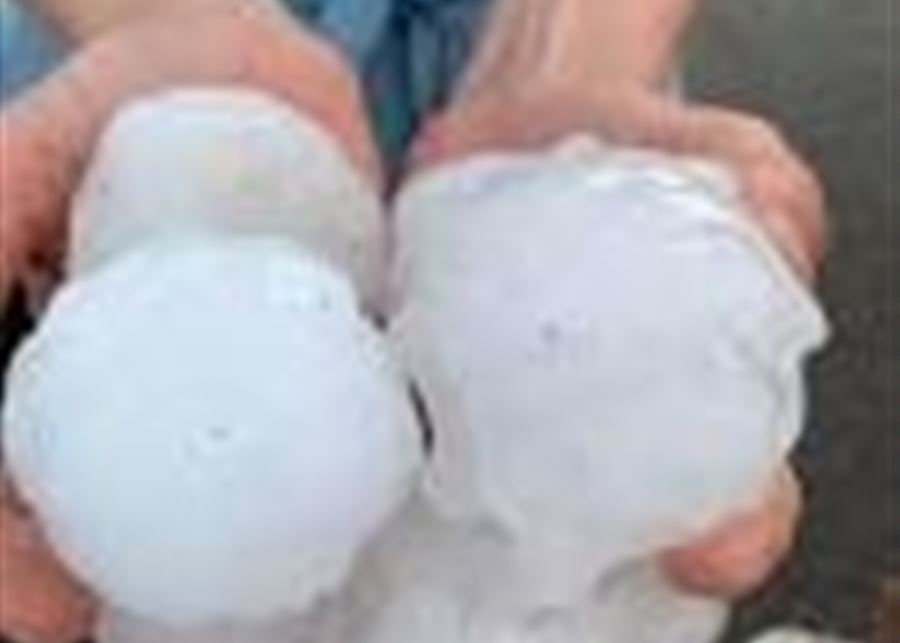 Huge hailstones shatter car windows and terrify residents of Canada
