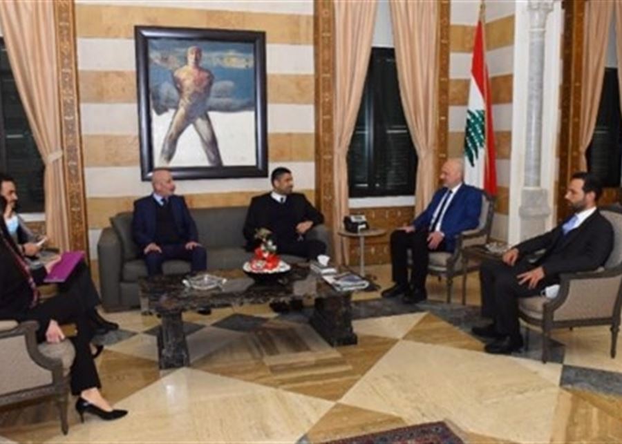 Mawlawi welcomes Talal and Tarek Merhebi, discusses strengthening Lebanese-Palestinian dialogue with Hassan