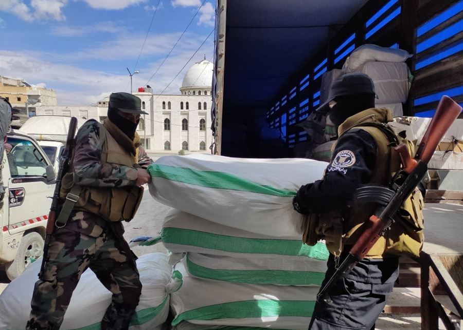 Photos: Syrian authorities seize 3 million Captagon pills