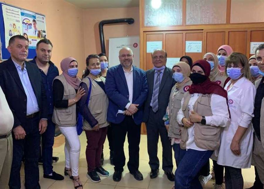 A tour of Al Abyad in the western Bekaa and Rashaya on primary health care centers and hospitals