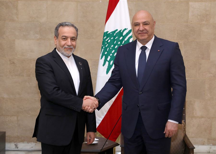 President Aoun Reaffirms Commitment to Strengthening Ties with Iran