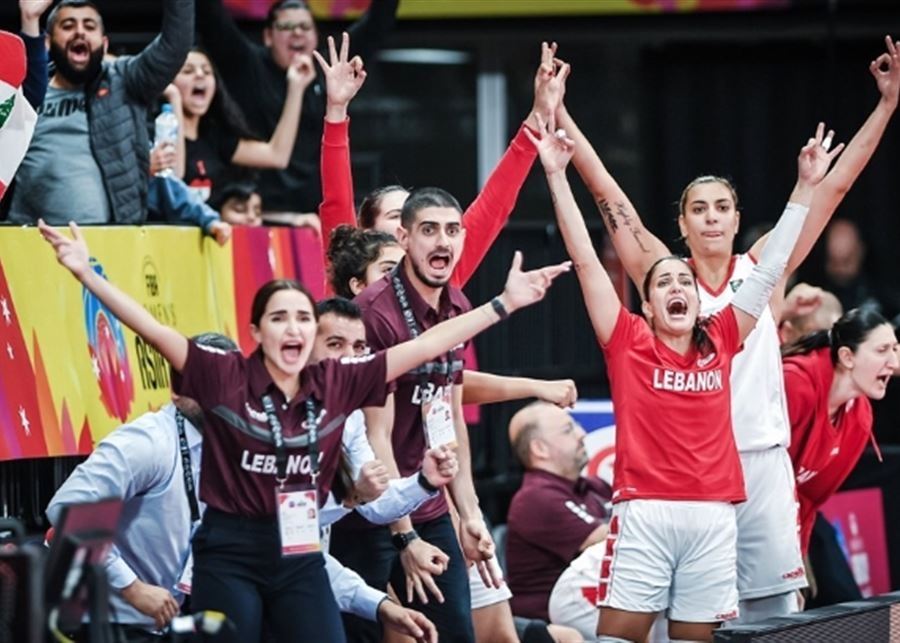 Lebanon's women basketball team secures staying in first level in Asian Women's Championship