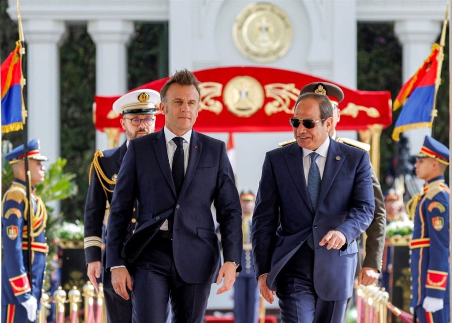 France's Macron meets Egypt leader for Gaza talks