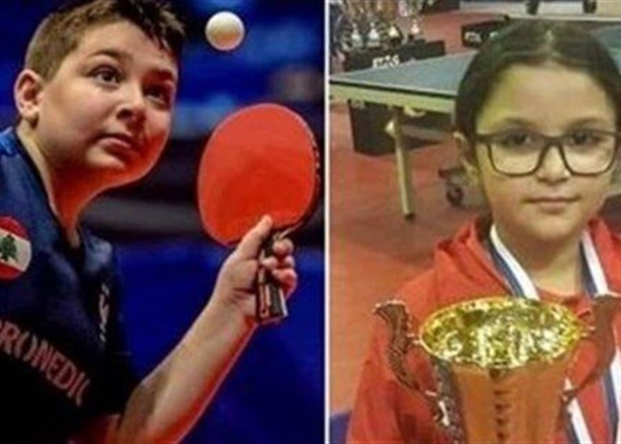 Lebanon reaps first spot on International Table Tennis Federation’s list for female category under 11 years