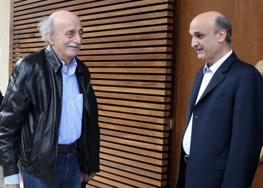 Geagea, Jumblat see no light at presidential tunnel end