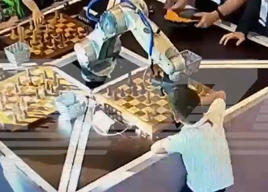 Watch: A Russian chess-playing robot breaks a seven-year-old boy’s finger during a match in Moscow.
