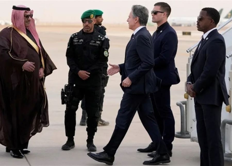 Blinken lands in Saudi on latest mideast crisis trip