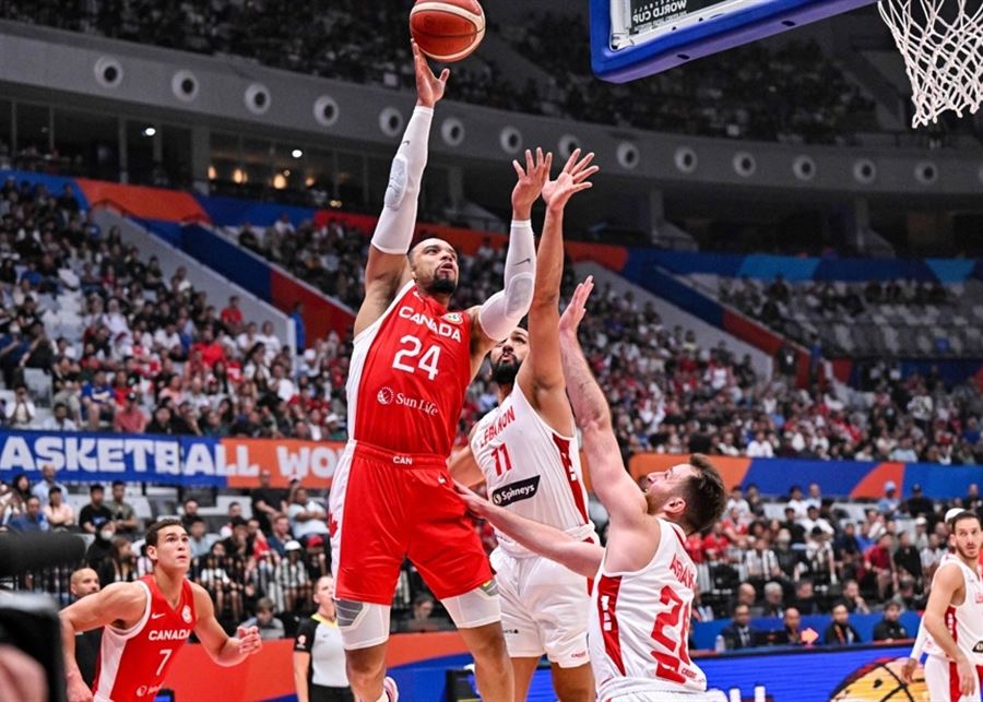 Lebanon eliminated from Basketball World Cup after 128-73 loss to Canada