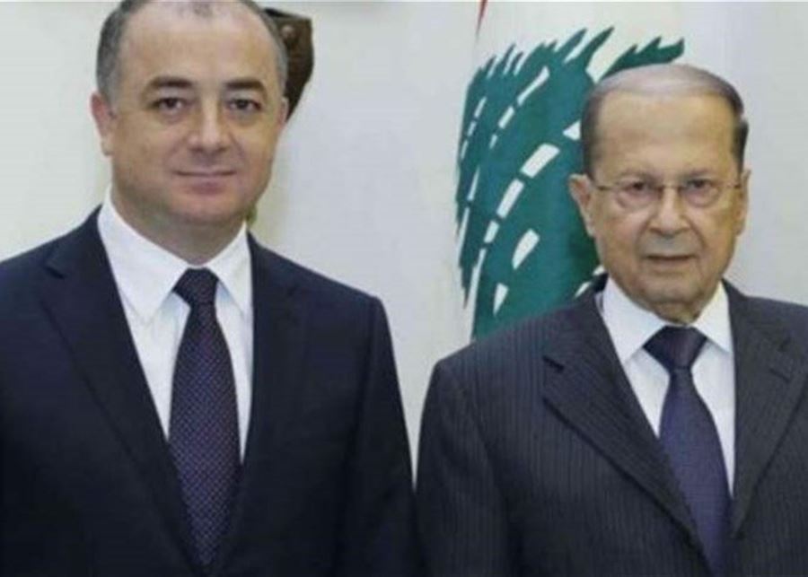 President Aoun tackles results of Bou Saab’s New York meetings with Hochstein