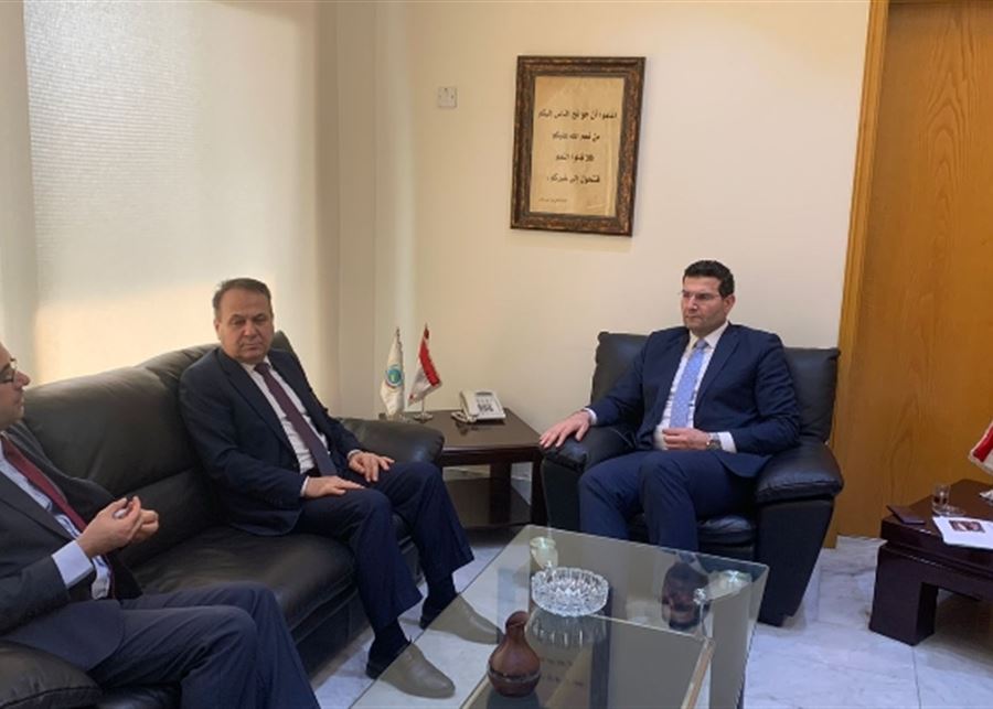 Minister of Agriculture met with Lebanese Ambassador to Iraq