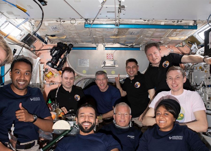 Private flight with 2 Saudi astronauts returns from space station with Gulf of Mexico splashdown